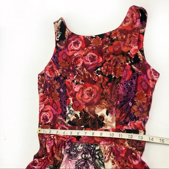 Lady vintage floral dress retro rockabilly made in Romania - Picture 8 of 16